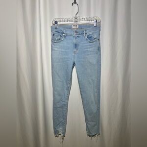 Agolde slim straight light wash jeans | 28